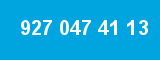 927 047 41 13